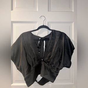 Black Silk Zara top
